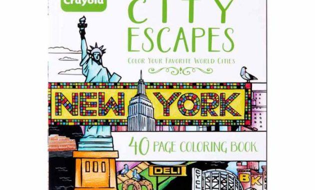 City escapes coloring book chicago