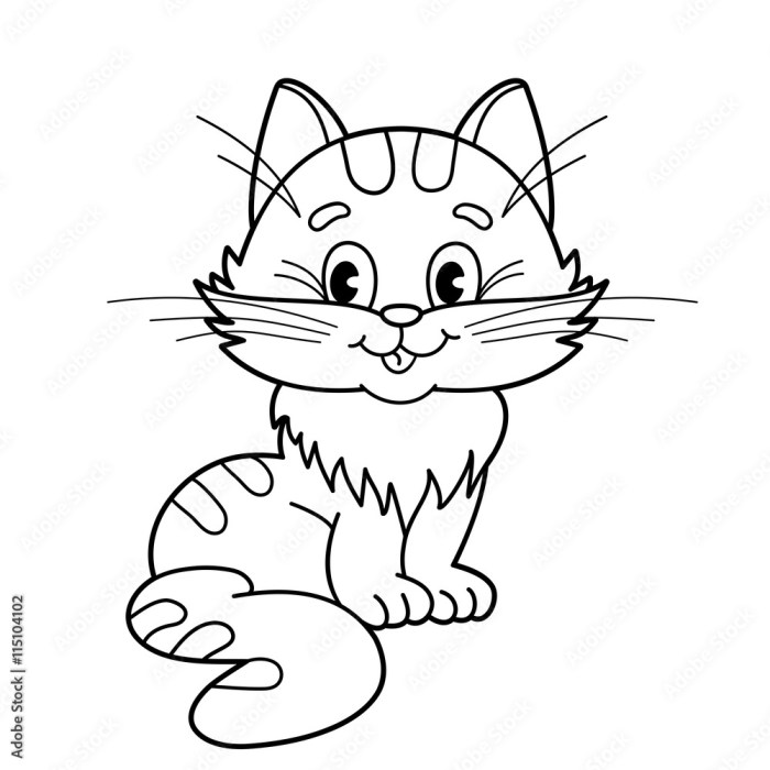 Cats and kittens coloring book