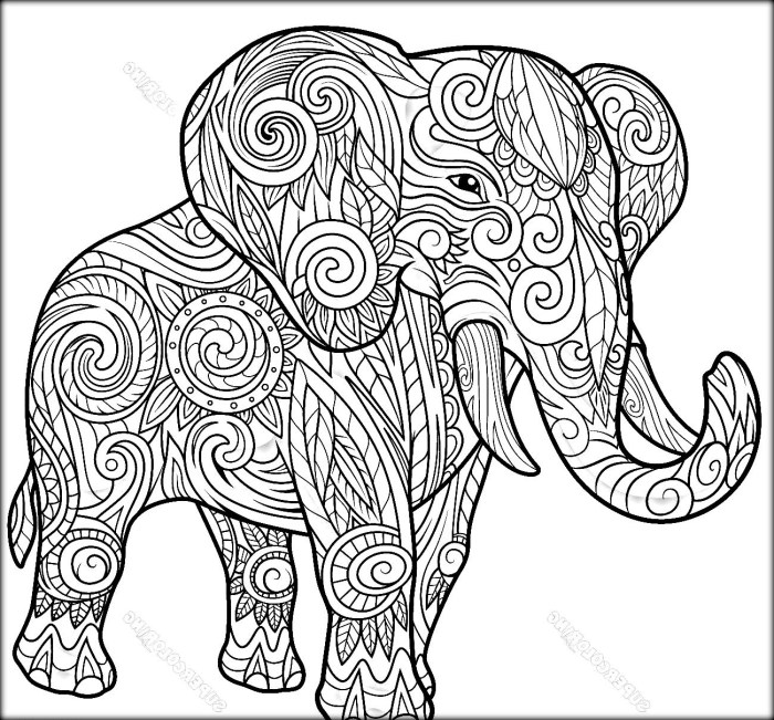 Free printable animal mandala coloring pages