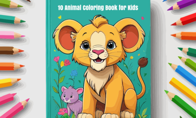 Fair animal coloring pages