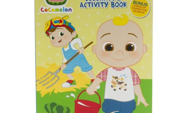 Cocomelon jumbo coloring book