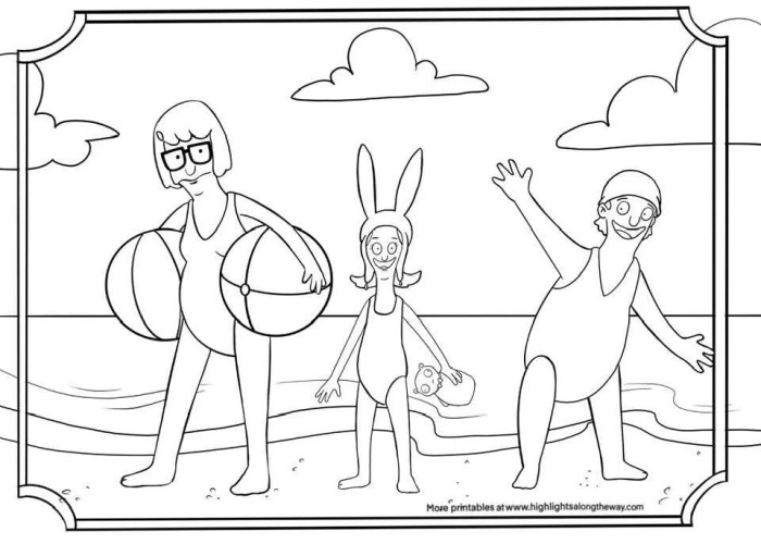 Bob's burgers stoner coloring book