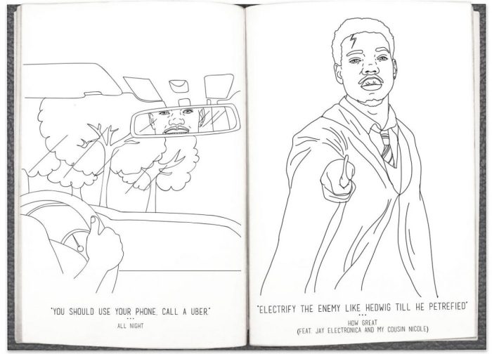 Coloring book chance the rapper clean