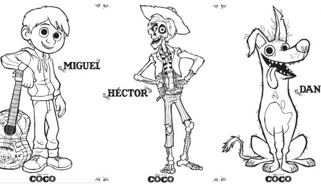 Coco movie coloring book