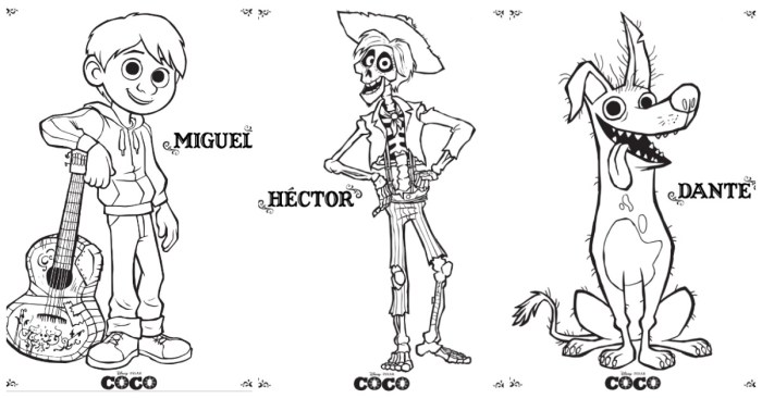 Coco movie coloring book