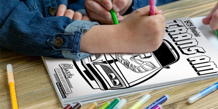 Classic industries coloring book