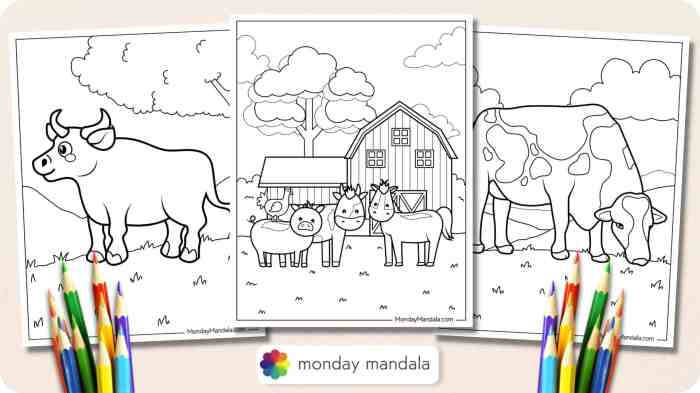 Hibernation animals coloring pages