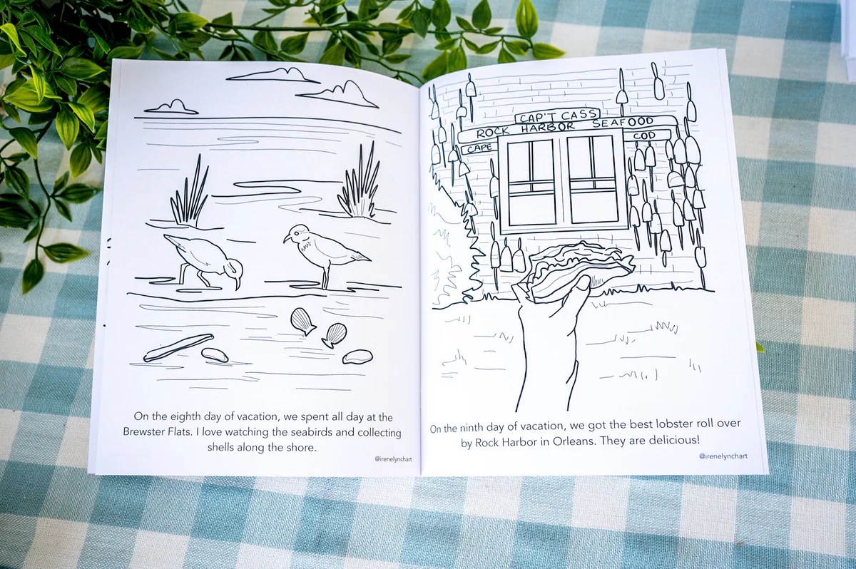 Cape cod coloring book