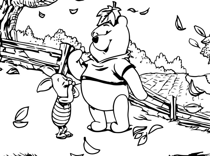 Fall coloring sheets animal cute