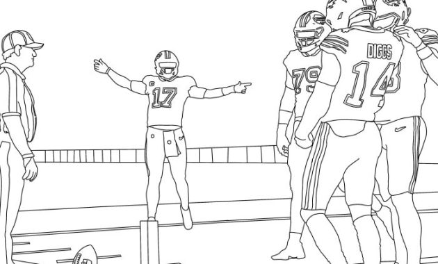 Buffalo bills coloring book