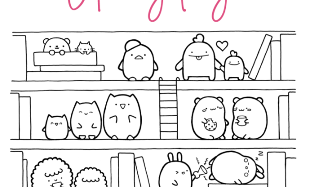 Free printable cute kawaii animal coloring pages