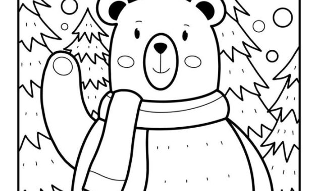 Animal Christmas Coloring Pages A Festive Coloring Journey