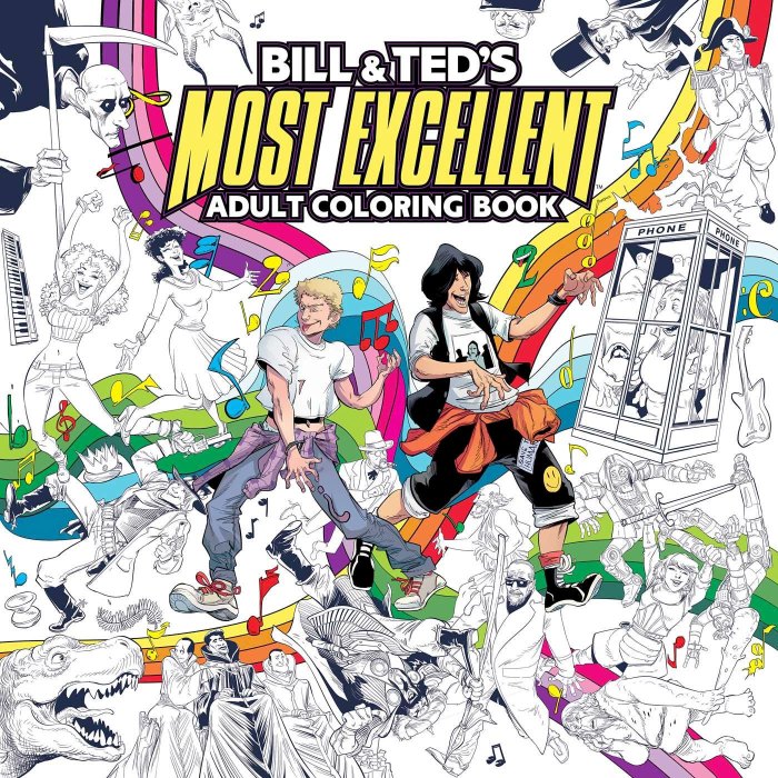 Bill and ted coloring book