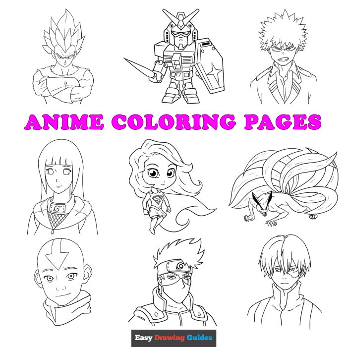 Free printable coloring pages of anime ladies