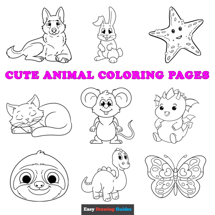 Hibernation animals coloring pages