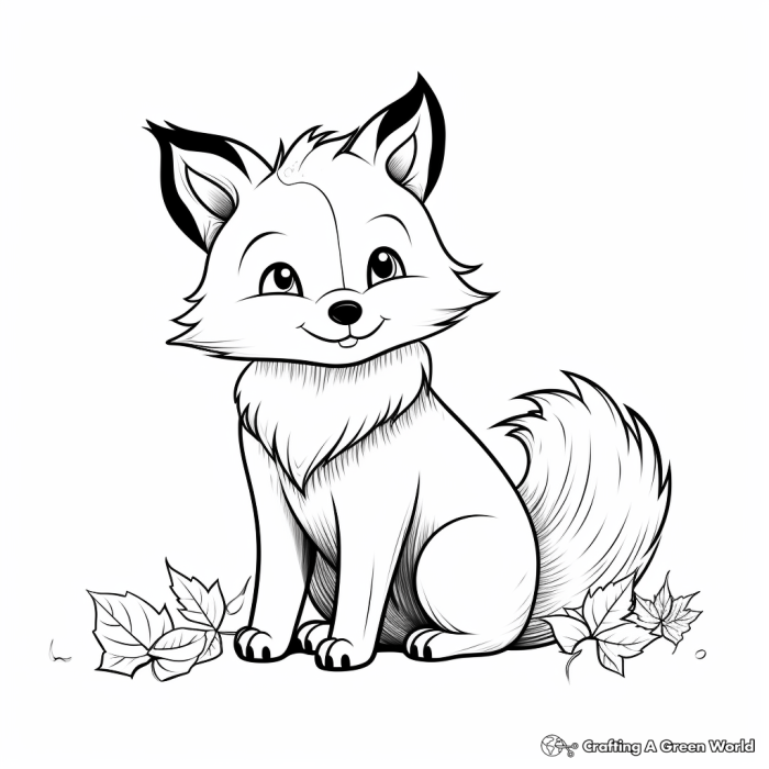 Fall animals coloring pages for kids