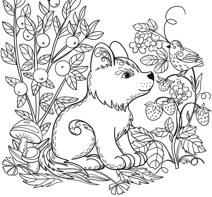 Enchanted learning coloring animals