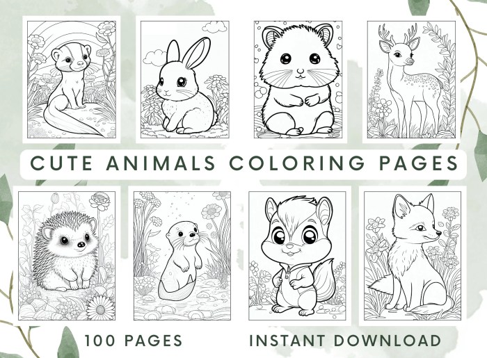 Cute animals coloring pages florida