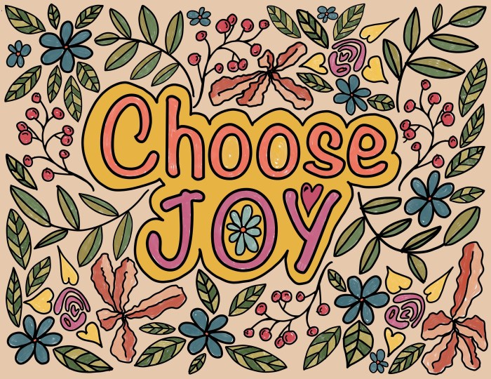 Choose joy coloring book