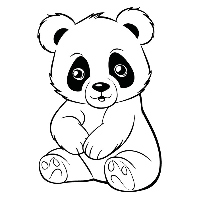 Bored panda coloring book