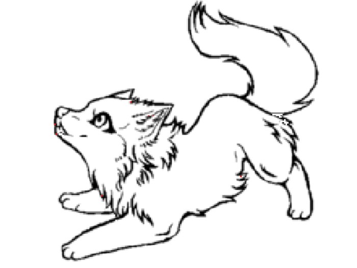 Firewolf anime wolf coloring pages baby