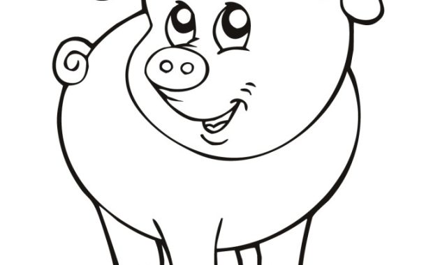 Printable coloring pictures of farm animals