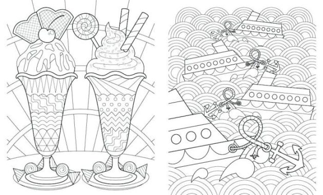 Coloring books for relaxation