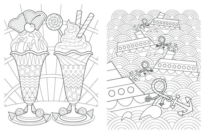 Coloring books for relaxation