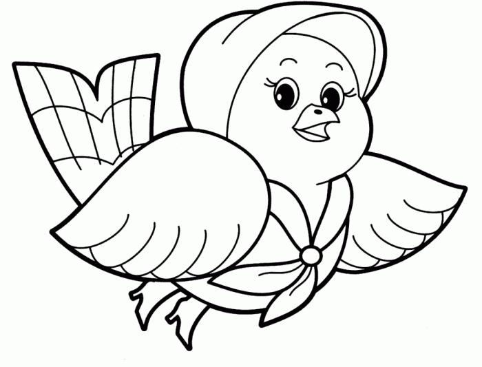 Easy animals and coloring pages