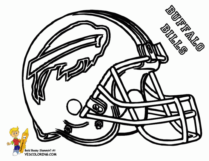 Buffalo bills coloring book