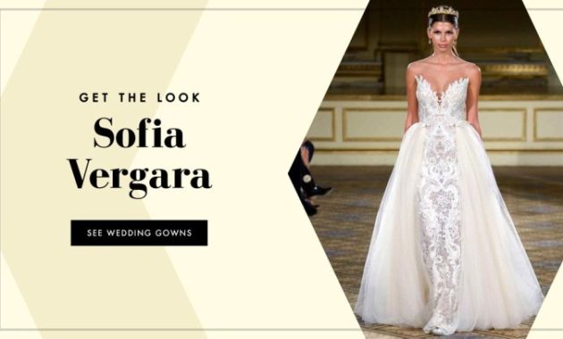 Sofia vergara wedding dress