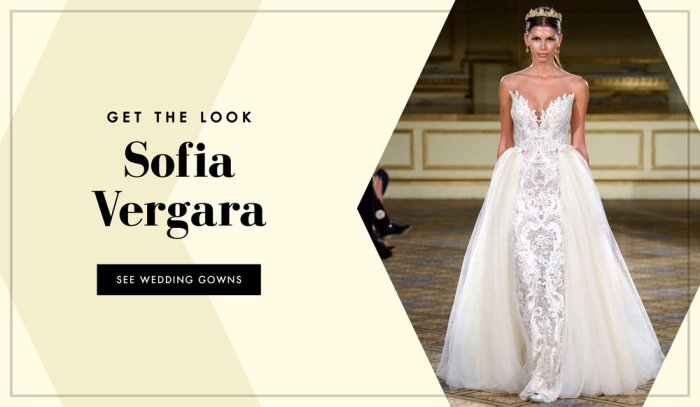 Sofia vergara wedding dress