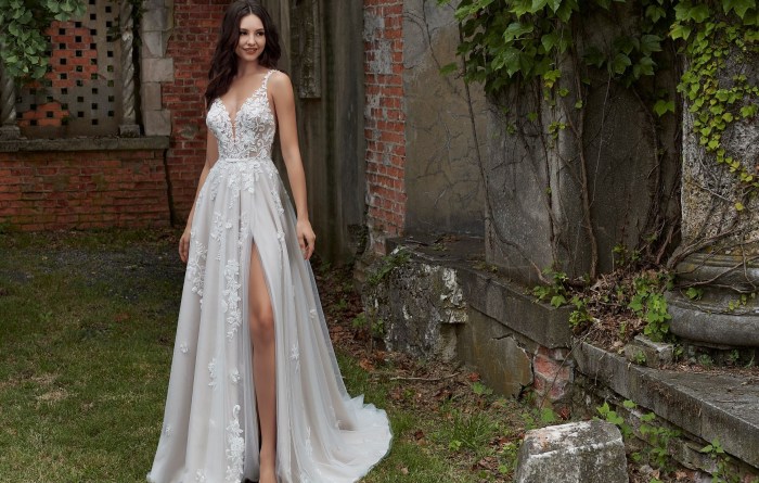 Wedding dresses for shorter brides