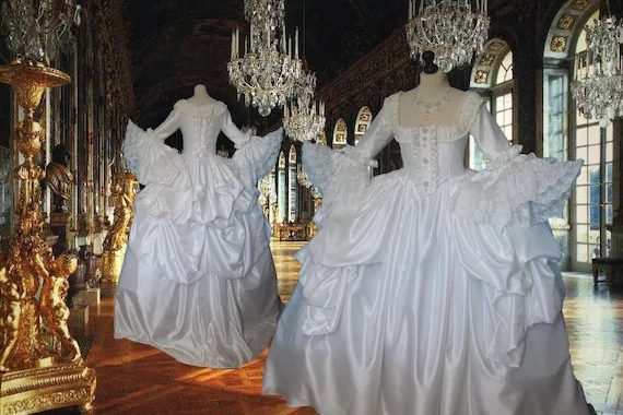 Wedding dresses from the 1700's