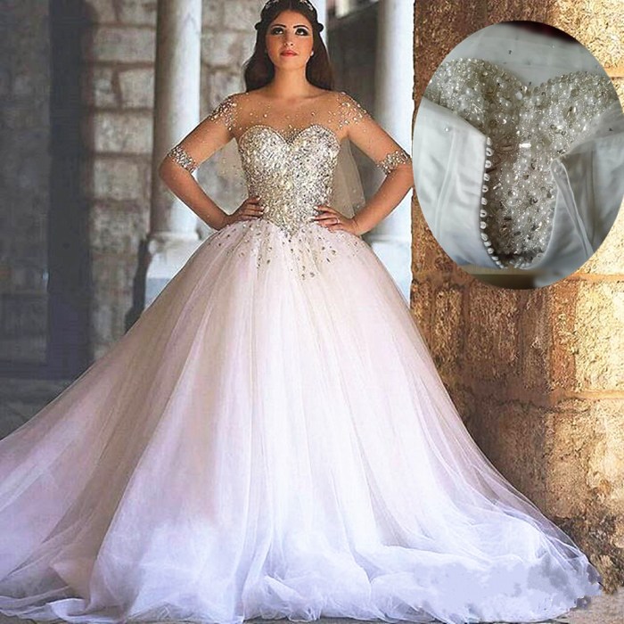 White princess wedding dresses